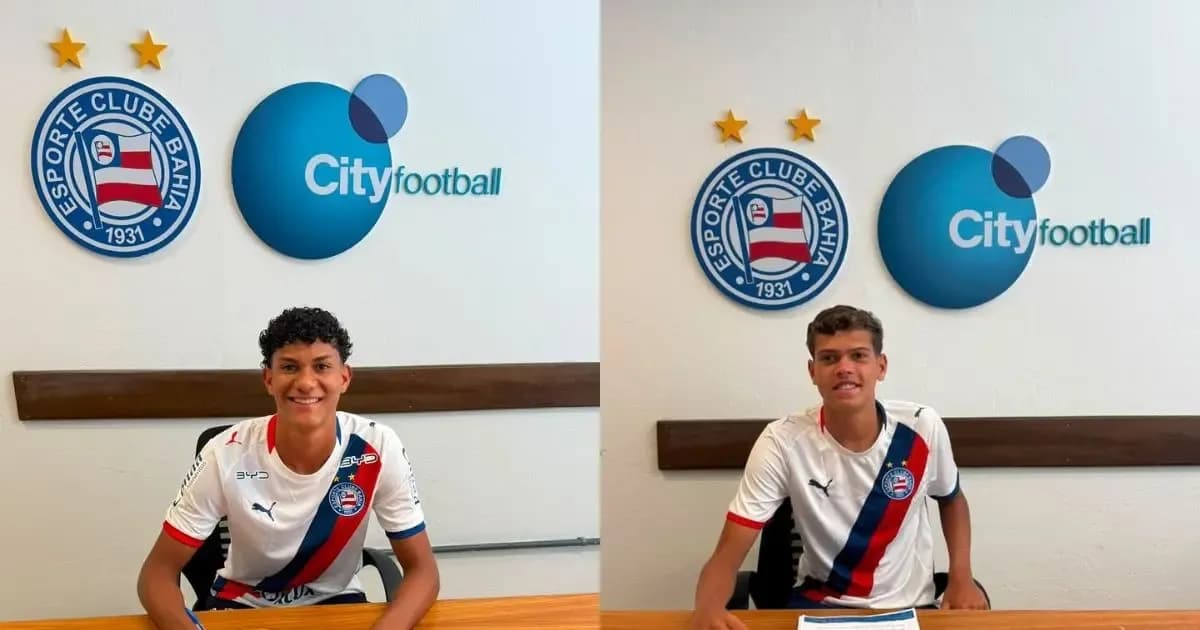Bahia profissionaliza contratos de duas lideranças do Sub-17; veja detalhes