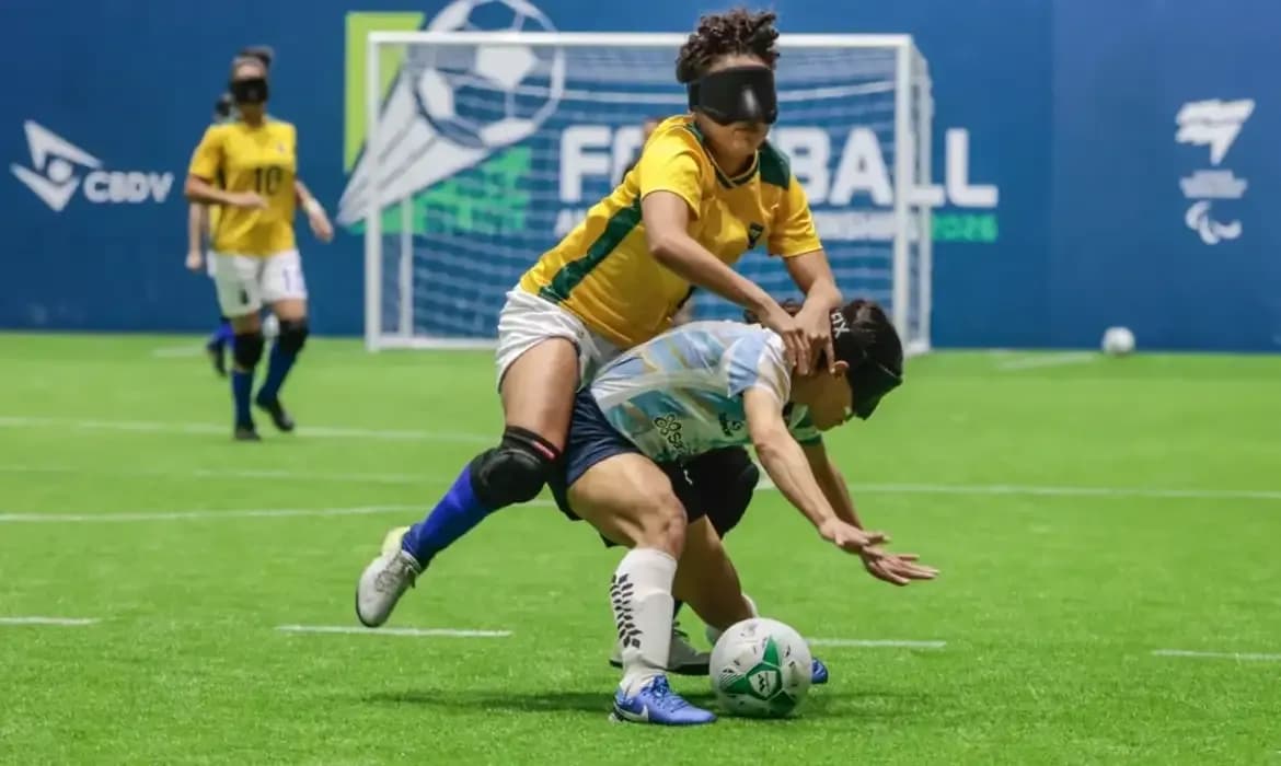 Brasileiras são vice-campeãs da Copa América de futebol de cegas